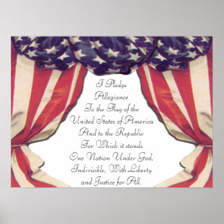 Póster Pledge of Allegiance Poster