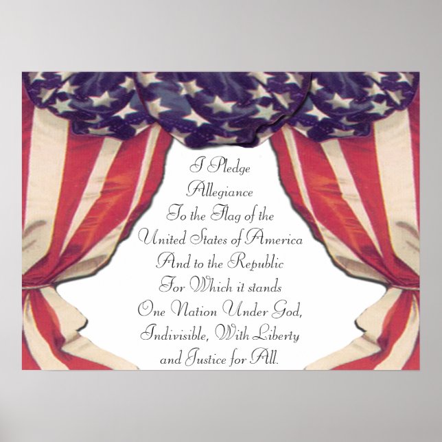Póster Pledge of Allegiance Poster (Frente)