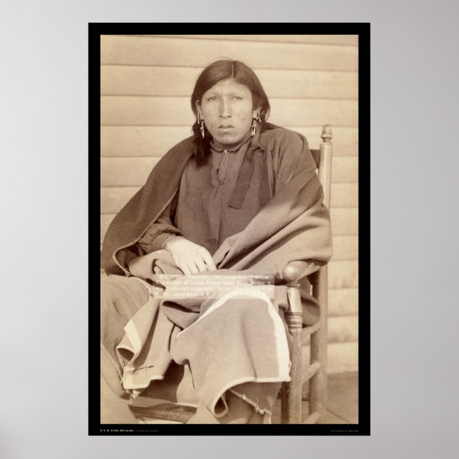 Póster Plenty Horses, Slayer of Lieutenant Casey SD 1891 (Frente)