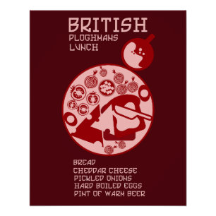 Póster Ploughmans Pub Lunch