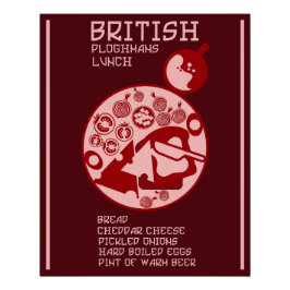 Póster Ploughmans Pub Lunch