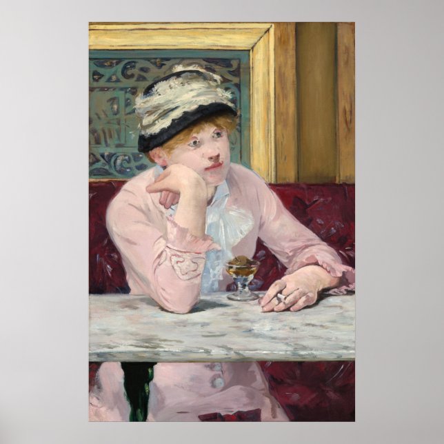 Póster Plum Brandy - Edouard Manet Fine Art (Frente)