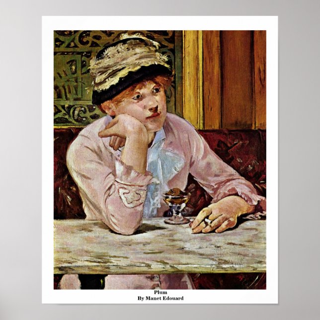 Póster Plum De Manet Edouard (Frente)