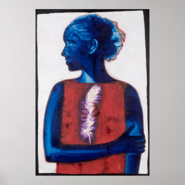 Póster Pluma blanca (Frente)