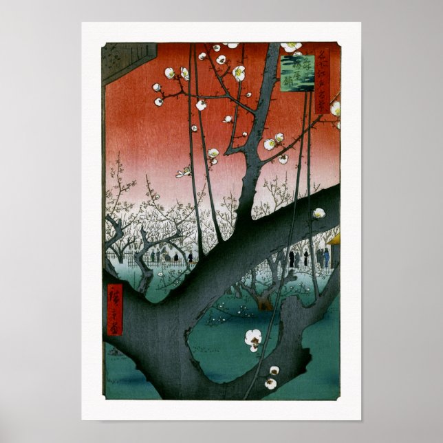 Póster Pluma de dragón durmiente, Bella Artes de Hiroshig (Frente)