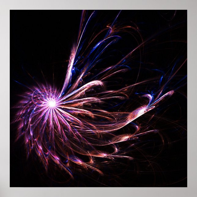 Póster Plumas de fantasía - Poster (Frente)