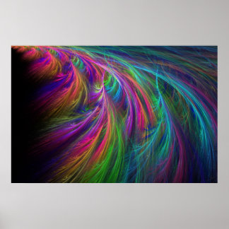 Póster plumas de sueño