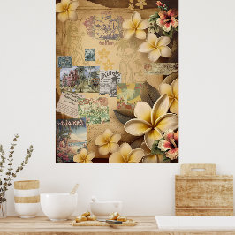 Póster Plumeria de la página del libro de historietas de