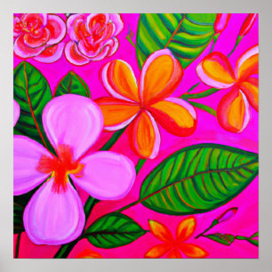 Póster Plumeria Punch