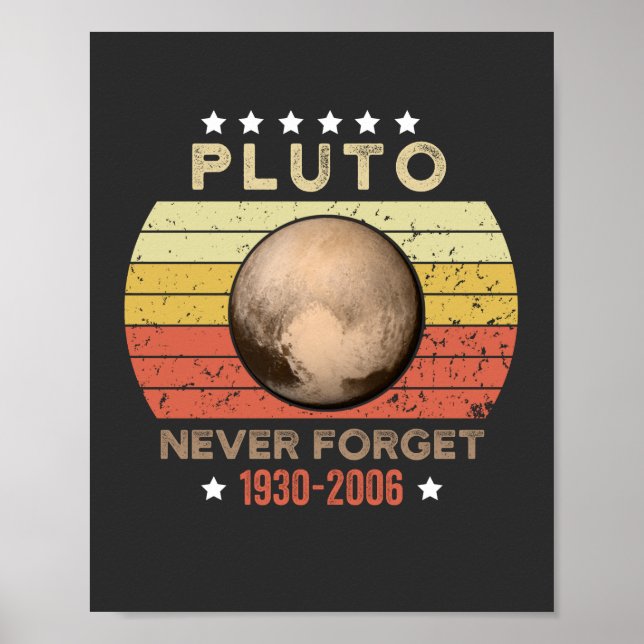 Póster Pluto nunca olvida 1930-2006 (Frente)