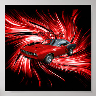 Póster Plymouth Cuda Poster