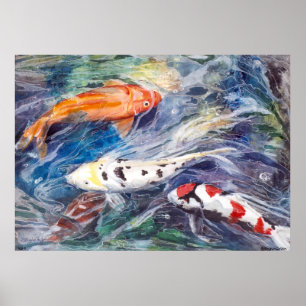 Póster PMACarlson Koi III
