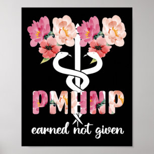 Póster Pmhnp Enfermera Psiquiátrica de Salud Mental Profe