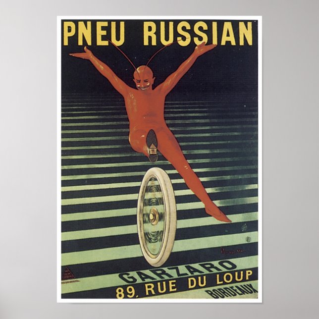 Póster Pneu Russian (Frente)