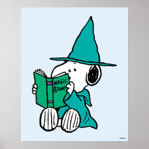 Póster Pociones mágicas de Snoopy de Peanuts Halloween