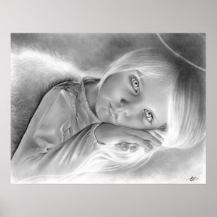 Póster Poco poster del ángel del cielo