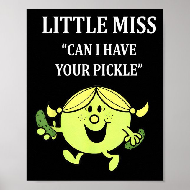 Póster Poco Puedo Tener Tu Pickle Lover Funny S (Frente)