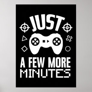 Póster Pocos Minutos Más, Divertido Juego, Poster De Juga