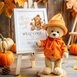 Póster Podemos anticipar la bienvenida a Baby Shower Wait