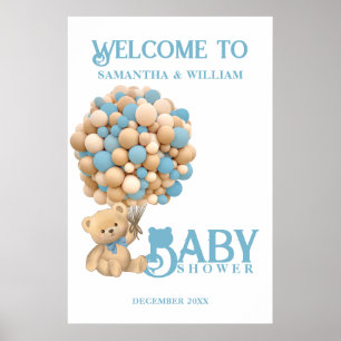 Póster Podemos Esperar A La Bienvenida De Baby Shower Del