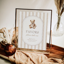 Póster Podemos Esperar A Que Baby Shower Favorezca Al Rót