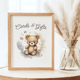 Póster Podemos esperar a que Baby Shower sea neutral desd