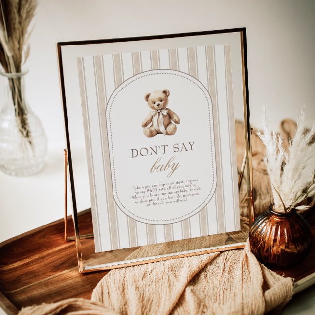 Póster Podemos esperar a que no digas Rótulo de juego par (Subido por el creador)