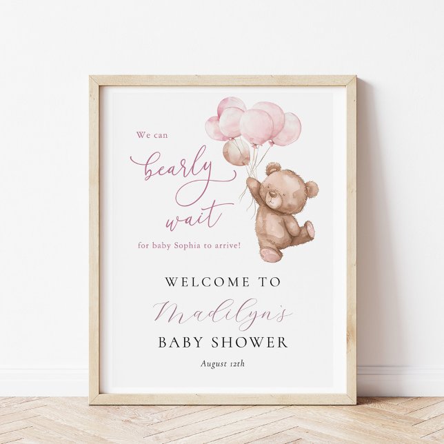 Póster Podemos Esperar A Que Teddy Bear La Bienvenida De  (Subido por el creador)