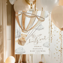 Póster Podemos Esperar A Tan Baby Shower