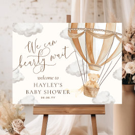 Póster Podemos Esperar A Tan Baby Shower