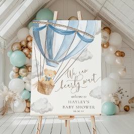 Póster Podemos Esperar Baby Shower