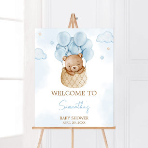 Póster Podemos Esperar Bebés De Aire Caliente Bebé Bienve
