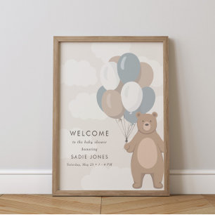 Póster Podemos Esperar. Firma de bienvenida de Baby Sho