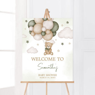 Póster Podemos Esperar La Bienvenida Del Boho Verde