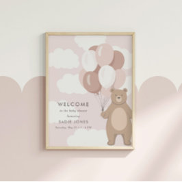 Póster Podemos Esperar. | Signo de bienvenida de Chica ro