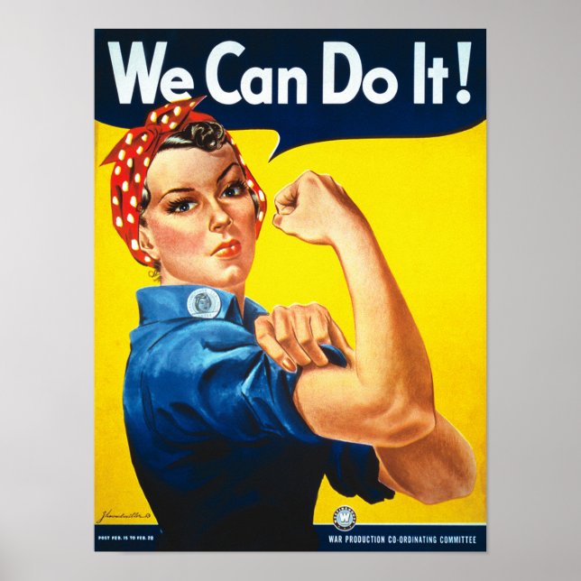 Póster Podemos hacerlo con el poder de la mujer (Frente)