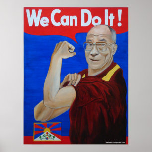 Póster ¡Podemos hacerlo! - Poster de Dalai Lama