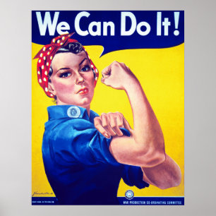 Póster Podemos hacerlo Poster de propaganda de la Segunda