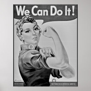 Póster "Podemos hacerlo!" Rosie el poster del remachador
