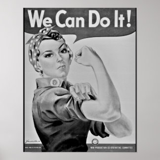 Póster "¡Podemos Hacerlo!" Rosie, la Poster de Riveter en