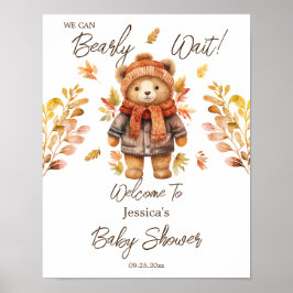 Póster Podemos pretender esperar salir de Baby Shower
