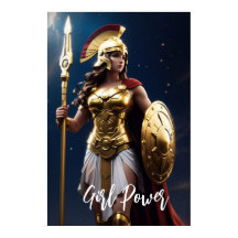 ¡Poder chica! Athena Poster