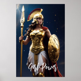 Póster ¡Poder chica! Athena Poster