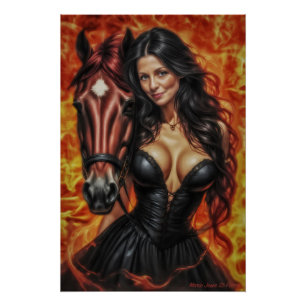 Póster Poder de Caballo de Fuego