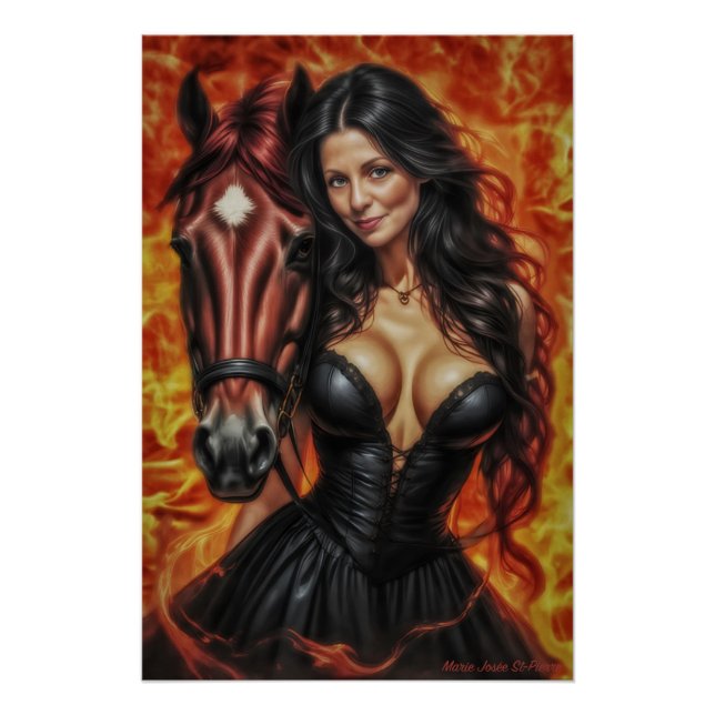 Póster Poder de Caballo de Fuego (Anverso)