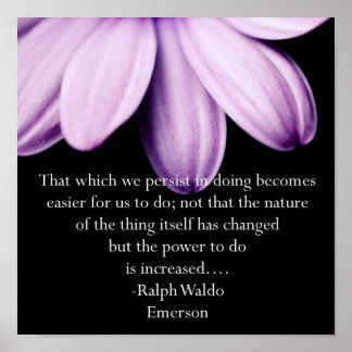 Póster Poder De La Persistencia