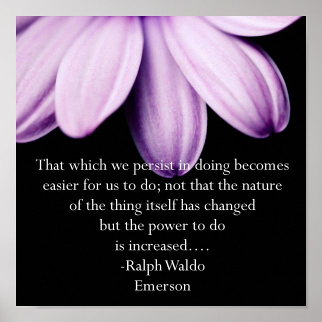 Póster Poder De La Persistencia (Frente)