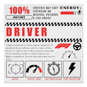 Póster Poder de la tripulación – 100% Piloto