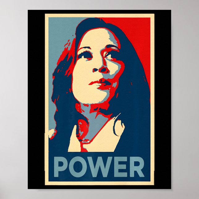 Póster Poder de Sanación Kamala Harris Empoderó 47 Apoyo  (Frente)
