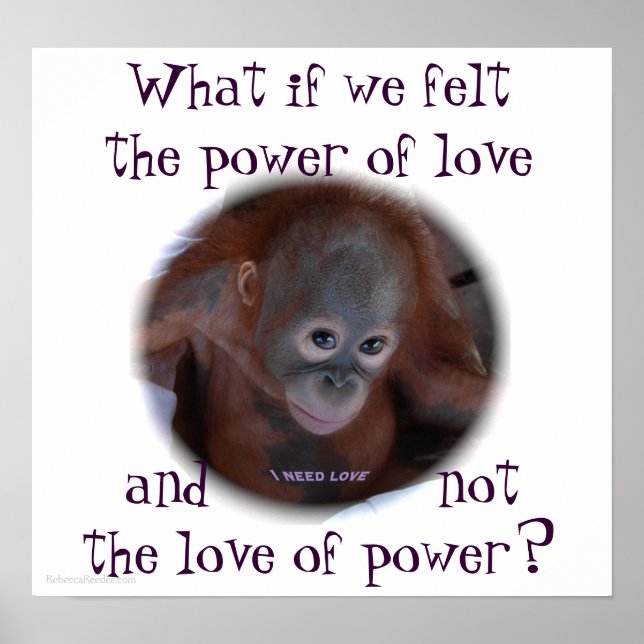 Póster Poder del amor (Frente)